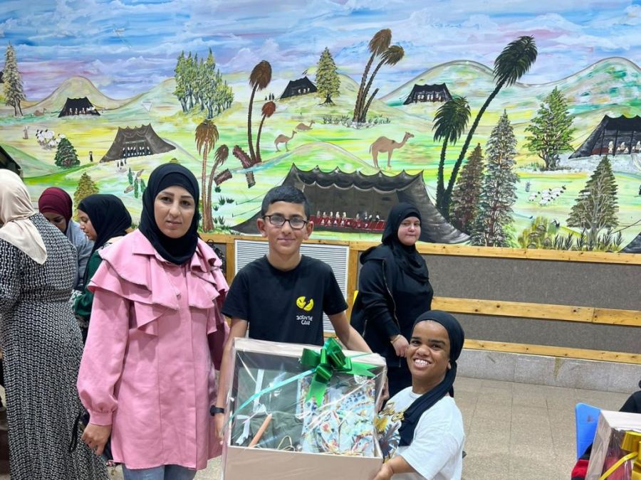 رهط : ورشة نمط حياة صحي الطلاب محدودي الرؤية 